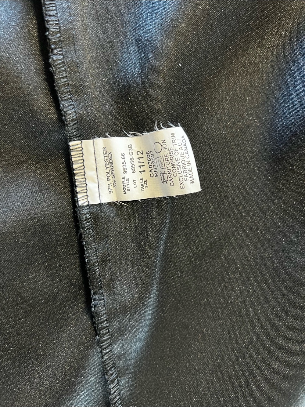 Abrams Black Tailored Button-Front Blazer Flared Sleeves Y2K-38 Large - Picture 7 of 15